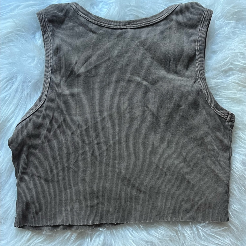 Elwood Malibu Crop Tank Vintage Brown M - Picture 4 of 7